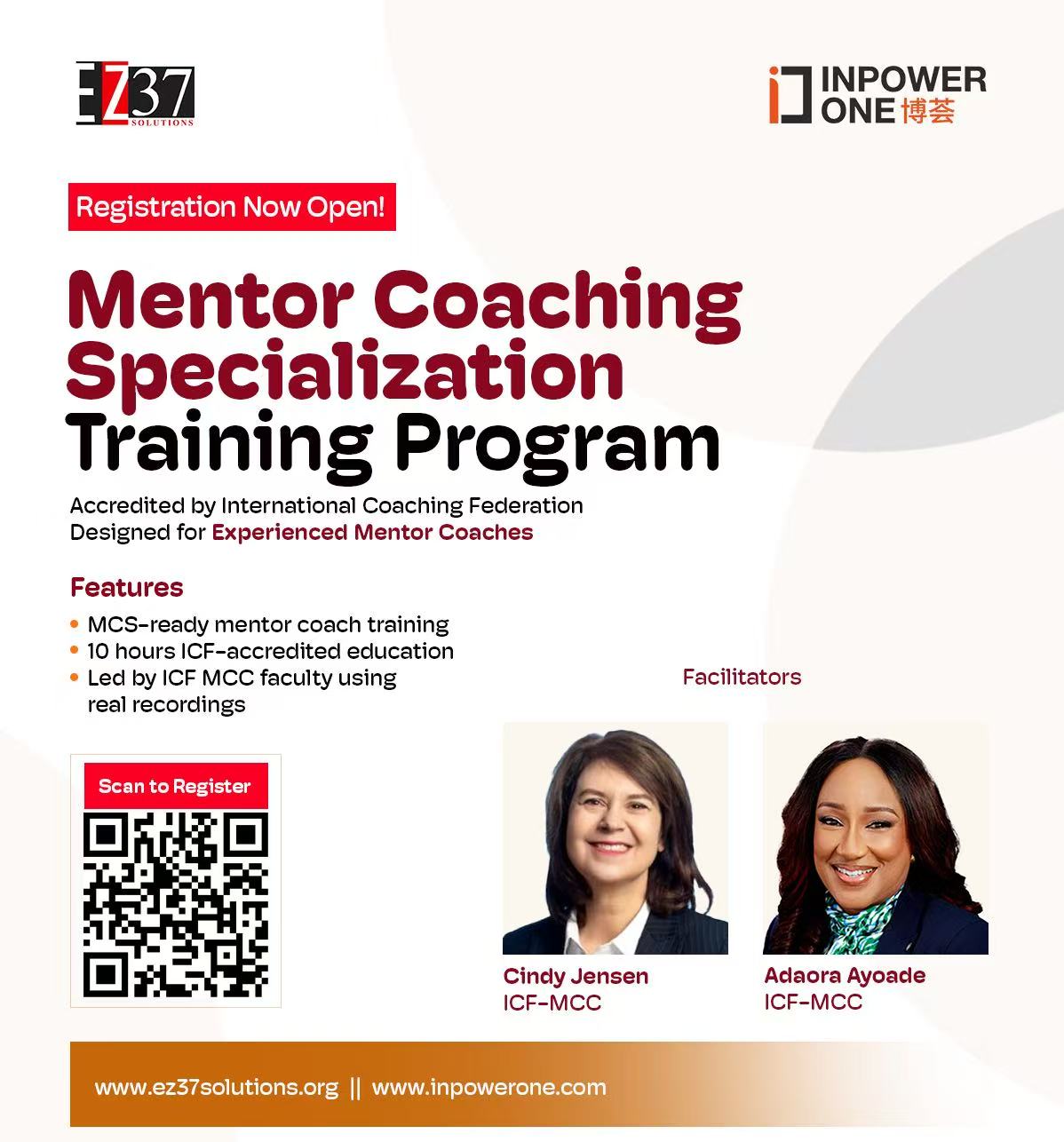 Mentor Coaching Specialization Training Program flyer